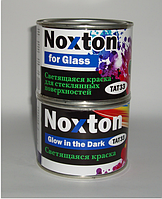 0.5 л Светящаяся в темноте краска Нокстон для стекла Темно-розовая
