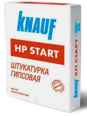 Штукатурка гіпсова Knauf HP Start, мішок 30 кг.