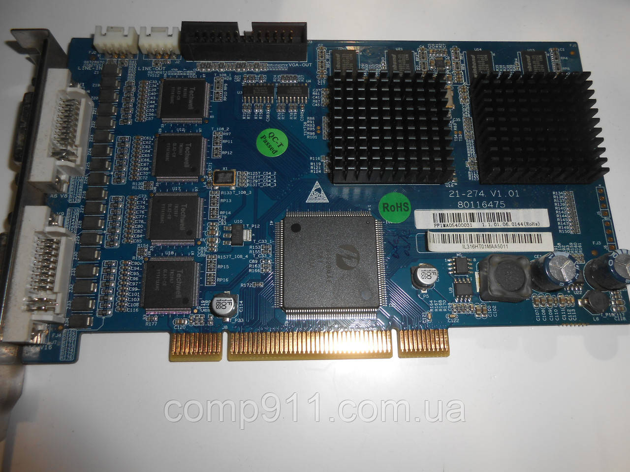 Платі відеореєстрації PCI 16-канальна ILDVR 3016HT, фото 1