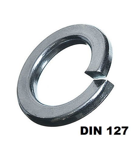 Купить DIN 127 Гровер (Шайба пружинная) Оцинкованный (Размеры в .