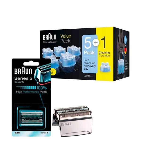 Braun 52s + CCR6 рідина для бритви набір, фото 1