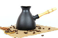 Турка Того керамічна з дерев'яною ручкою 500 мл