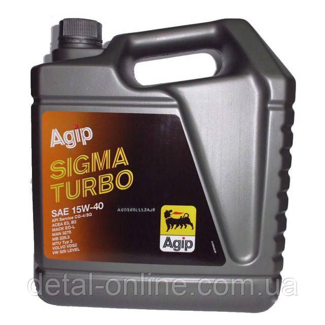 Моторне масло Agip SIGMA Turbo 15W-40 CH-4/SJ 4л