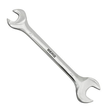 Ключ ріжковий Berg Cr-V двосторонній 27 х 32 мм (48-118), фото 1