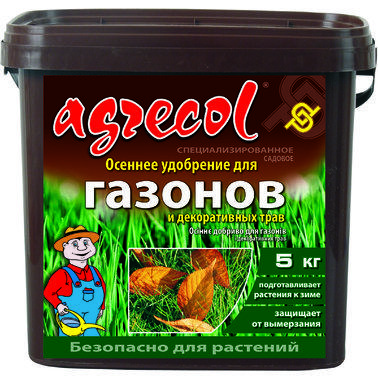 Добриво Agrecol осіннє для газону, 5 кг., фото 1