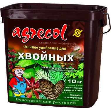 Добриво Agrecol осіннє для хвойних 10 кг
