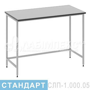 Стіл лабораторний пристінний СЛП-1.000.05