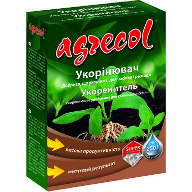 Добриво Agrecol для укорінення саджанців і насіння, 250 г.