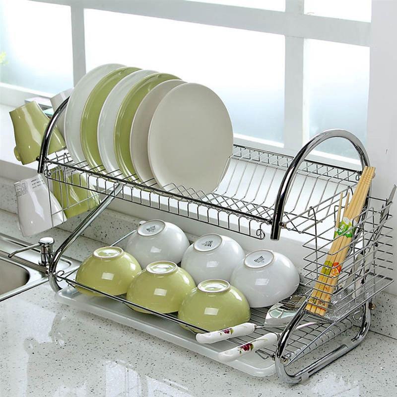 Стійка для зберігання посуду kitchen storage rack, фото 1
