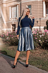 Костюм з спідницею в кольорах 322150