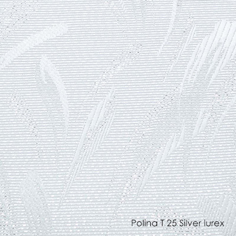 Вертикальні жалюзі Polina-25 silver lurex