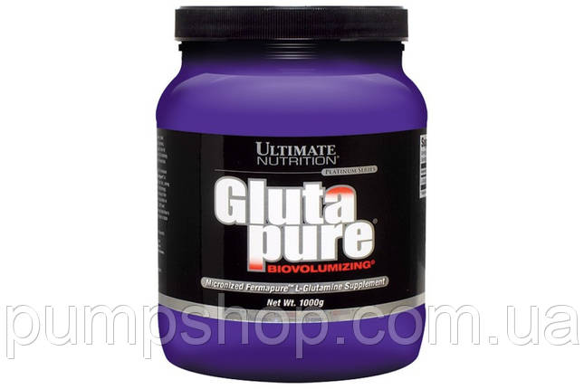 Глютамін Ultimate Nutrition GlutaPure Biovolumizing 1 кг, фото 1