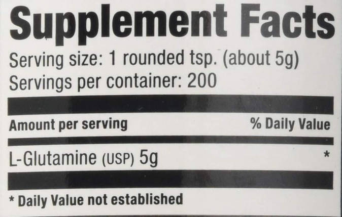 Глютамін Ultimate Nutrition GlutaPure Biovolumizing 1 кг, фото 3