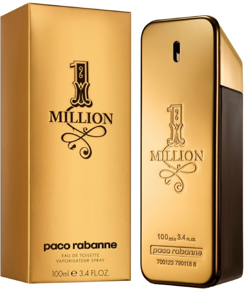 Чоловіча туалетна вода Paco Rabanne 1 Million 100 мл (магнітна стрічка)
