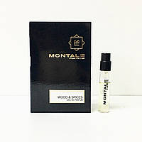 Нишевая парфюмированная вода Montale Wood & Spices 2ml пробник оригинал, дневной древесно-пряный аромат