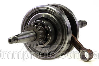 Колінвал із підшипниками 4т YABEN-80 см3 висота шатуна +2 mm, фото 5