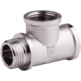 Нікельований трійник 1/2 дюйм влив MIRAYA