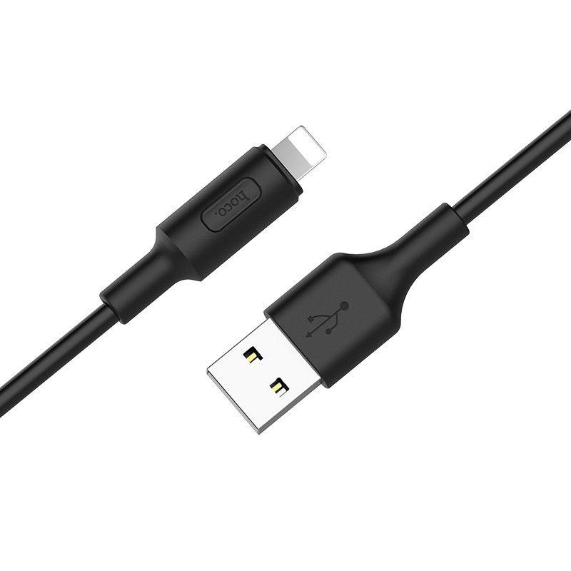 Кабель Hoco X25 USB-Lightning Soarer charger 100cм Чорний