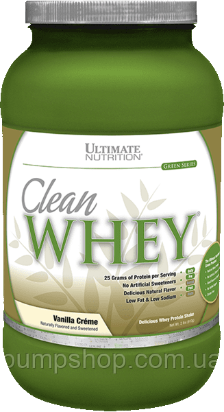 Чистий Протеїн ізолят на стевії Ultimate Nutrition Clean Whey 910 г