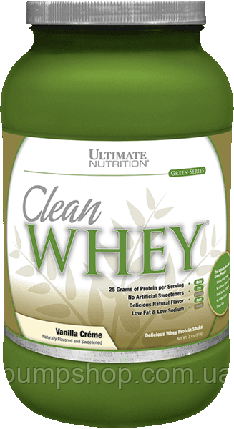 Чистий Протеїн ізолят на стевії Ultimate Nutrition Clean Whey 910 г, фото 1