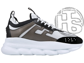 Жіночі кросівки Versace Chain Reaction White Grey Black DSR705G-D12VPG DSW