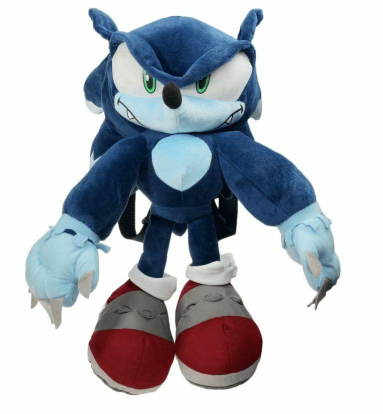 М'який рюкзак іграшка Супер Соник Sonic Werehog