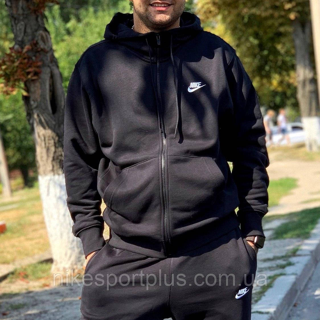 ТОЛСТОВКА M NSW CLUB HOODIE FZ FT BV2648-010