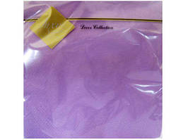 Серветки паперові дизайнерські (ЗЗхЗЗ, 20шт) Luxy Фіолетова (1 пач)