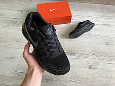 Чоловічі кросівки Nike Zoom Flyknit Max Black Red чорні з червоним, фото 3
