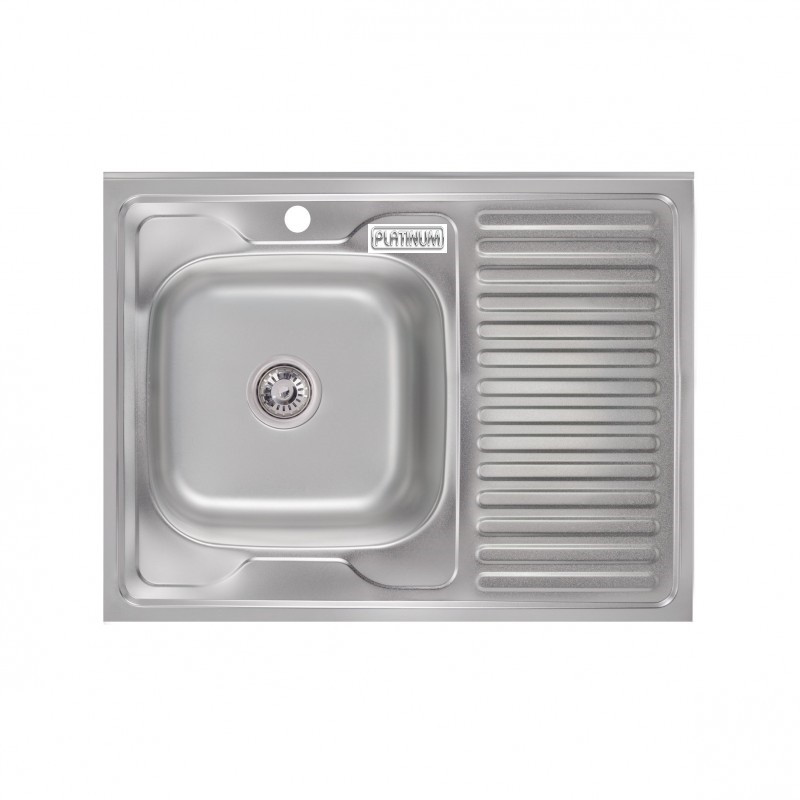 Кухонна мийка Platinum 8060 L Polish 0,6 мм