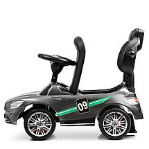 Толокар Bambi (M 4074LS-11) Сірий (фарбування), MP3, Mercedes AMG, фото 6