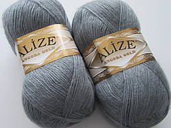 ANGORA GOLD 87 середньо-сірий - 20% вовна, 80% акрил