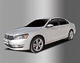 Дефлектори вікон (вітровики) (Американец) Volkswagen Passat B-7 USA 2011-2018 sed (Autoclover A189), фото 6