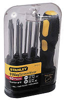 STANLEY 0-62-511 Отвертка STANLEY Multifunctional с 9-тью сменными битами-вставками