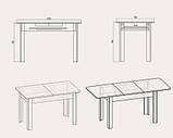 Стіл кухонний розкладний КС 5, фото 4