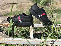 Мужские кожаные туфли осенние черные 40 и 44 размер 0013ТХМ
