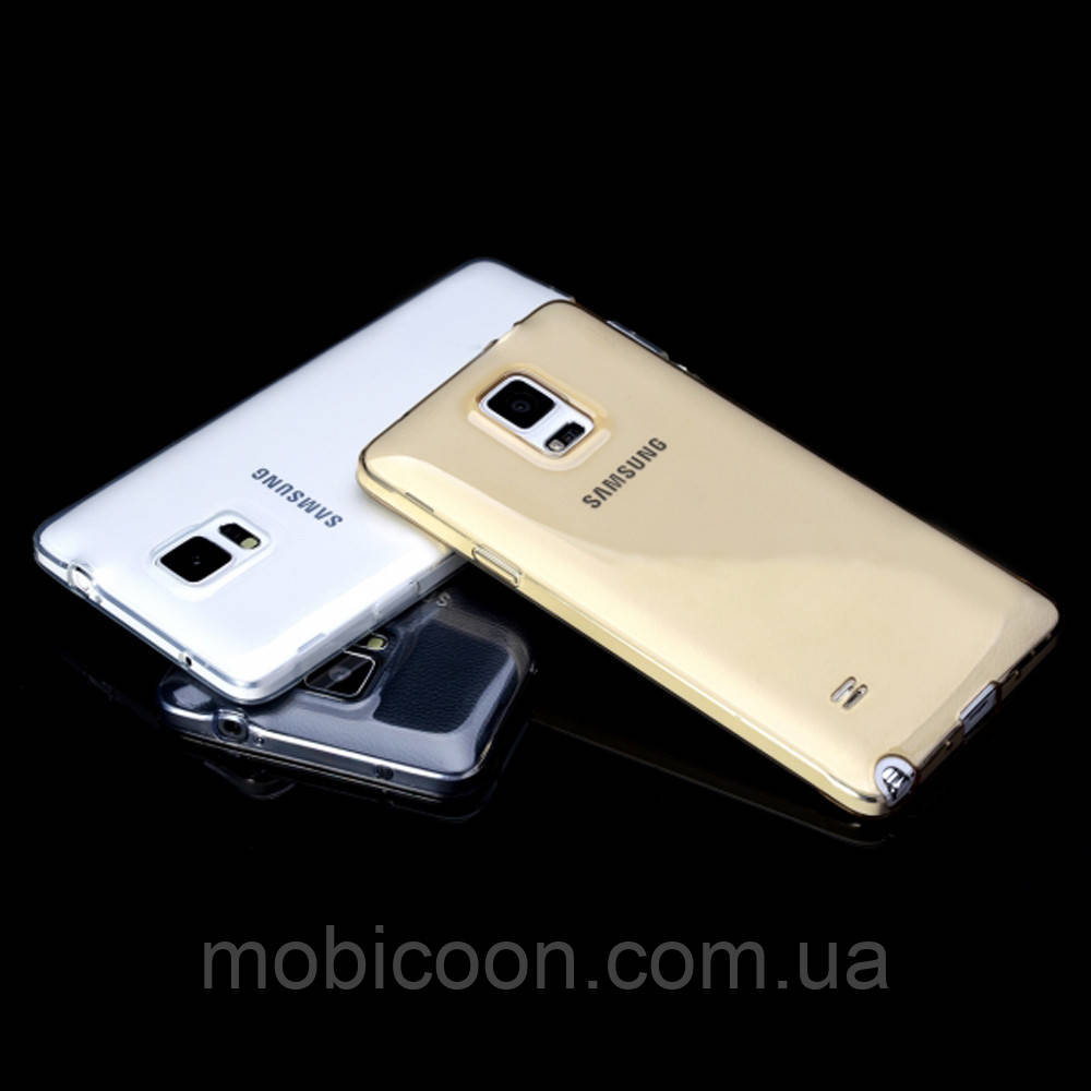 Силиконовый чехол на Samsung Galaxy Note Edge N915f прозрачный ультратонкий - фото 1 - id-p112889117