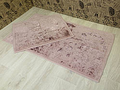 Набір килимків для ванної та туалету 60Х100. Бавовна (Туреччина)