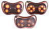 Масажна подушка для дому та машини Massage Pillow з підігрівом (A58) Brown (5290), фото 5