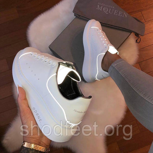 Alexander McQueen Reflective White