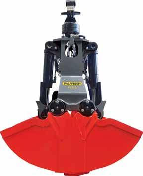 Грейфери 135-340 літрів, важкої серії з вертикальними циліндрами