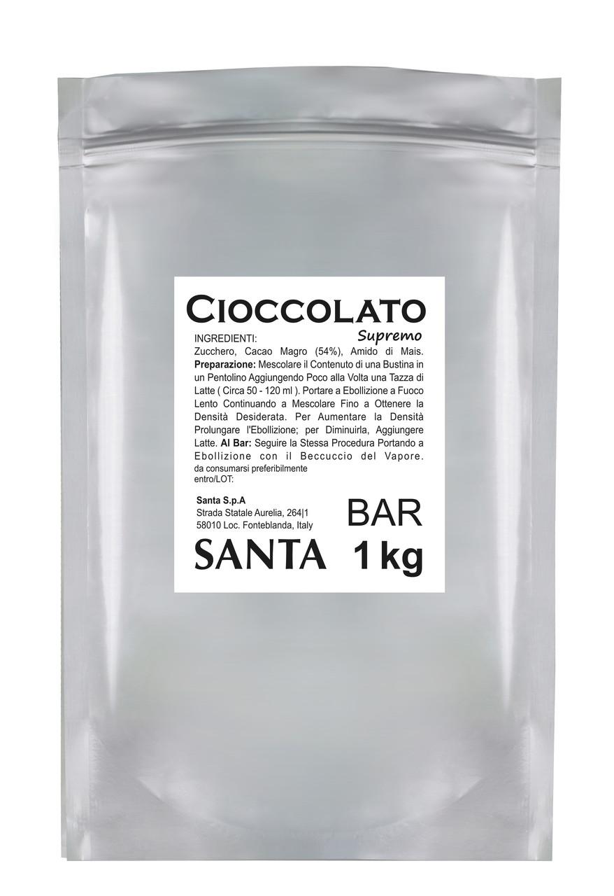 Какао Santa Supremo (Cioccolato Supremo) 1 кг Італія