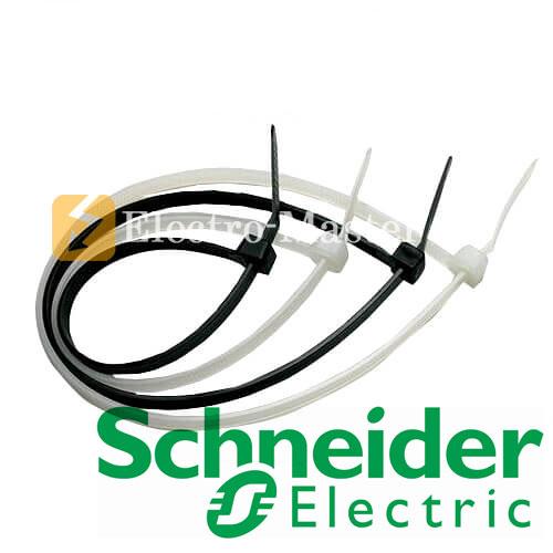 Кабельна стяжка 250х4,8 (100 шт.) біла (хомут пластиковий) Schneider