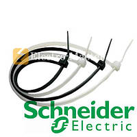 Кабельна стяжка 380х7,6 (100 шт.) біла (хомут пластиковий) Schneider