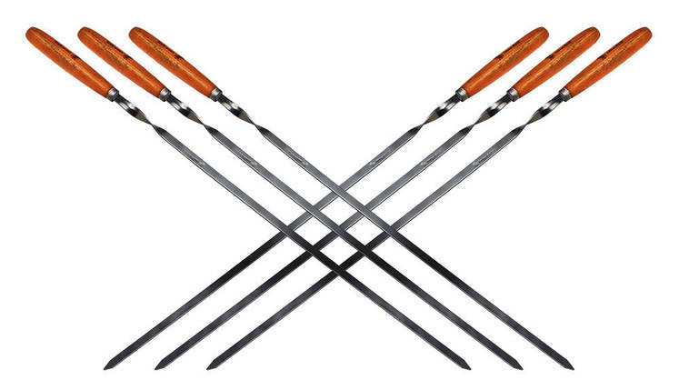 Набір шампурів 60 см, BBQ-JR003W УЦІНКА, фото 2