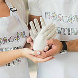 Набір для створення 3D зліпка рук Руки закоханих подарунок, фото 3