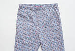 Лосины для дівчинки SmileTime Gray Flower, серые цветы, фото 2