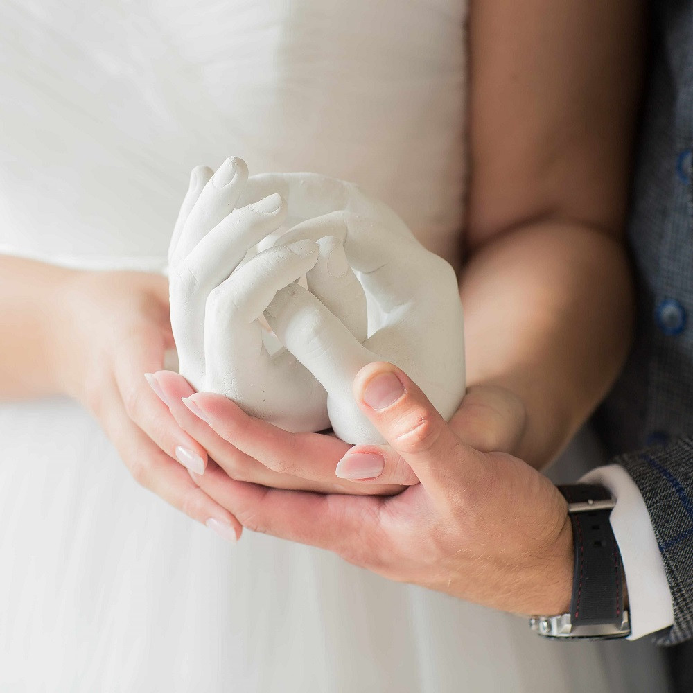 Набір для створення 3D зліпка рук Руки закоханих подарунок