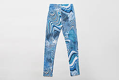 Лосини трикотажні для дівчинки, SmileTime Ragged, блакитні