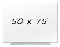 Дошка маркерна магнітна 50х75 см біла для написів сухостираними маркерами. Офісна для маркерів